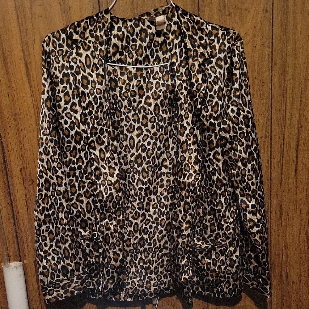 Leopard Print Blazer